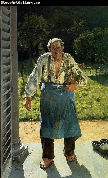 Emile Claus The Old Gardener